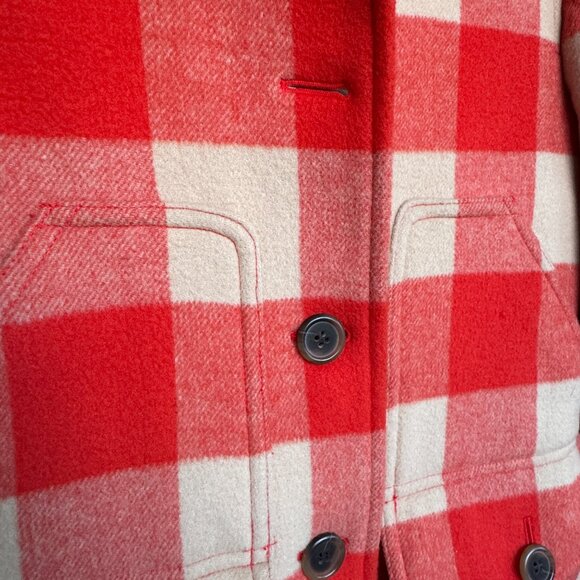 JCrew Plaid Wool Coat - Picture 4 of 6
